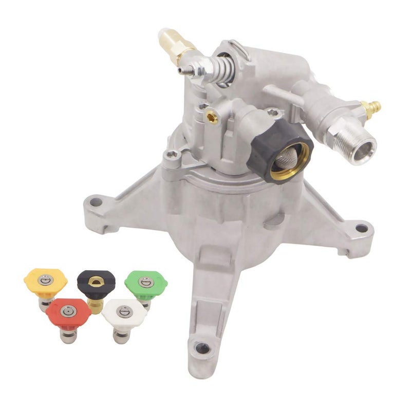 Hutdkte Universal 3100 PSI Power Pressure Washer Water Pump for Washer Pump 7/8" Shaft Engines with Pressure Washer Nozzle - Image 1